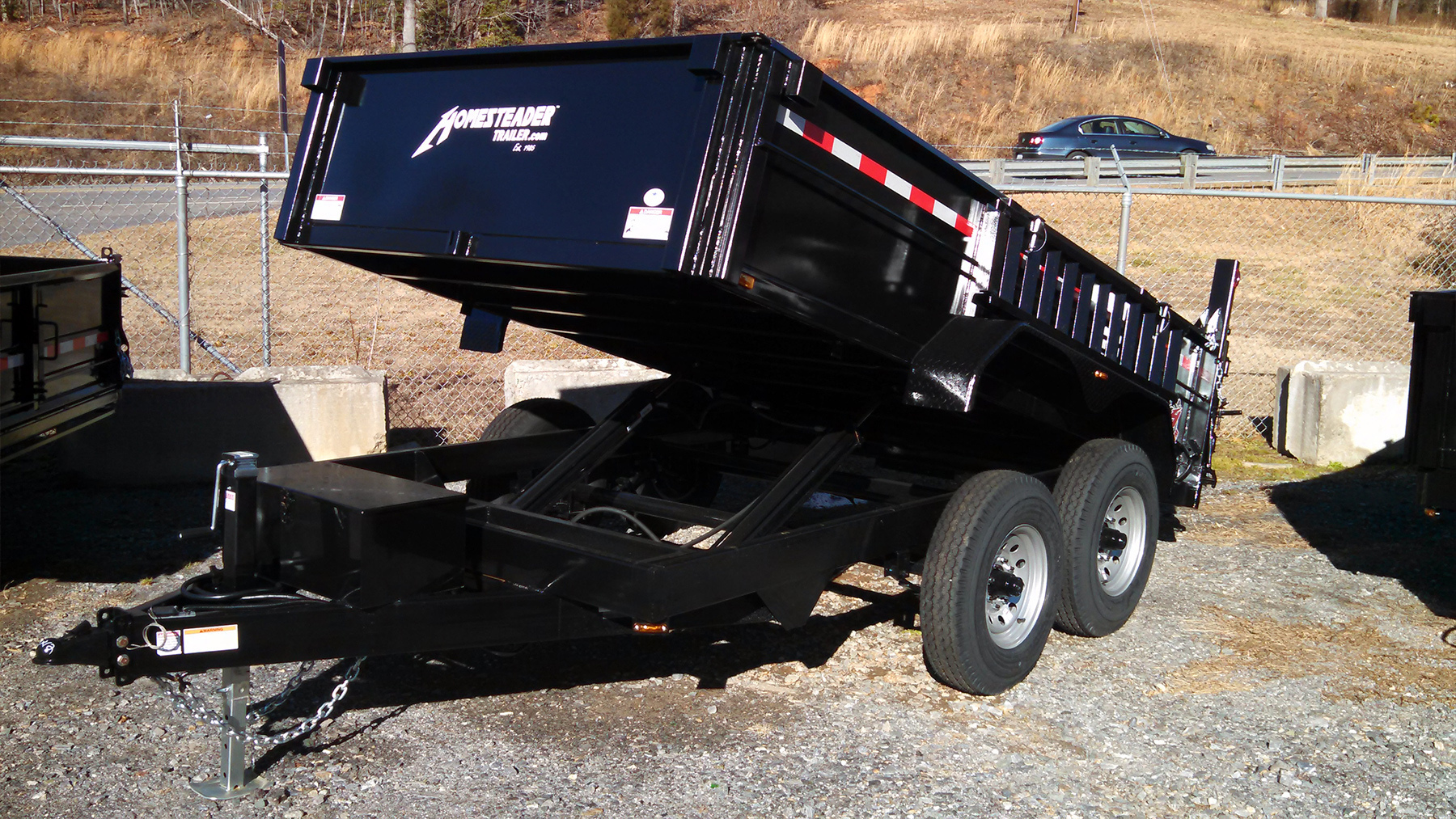 0 Homesteader 7 X 12 12k Low Rider Dump Trailer For Sale in Lincolnton