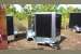 2021 PEACH CARGO 5X8SA BLACK CARGO TRAILER WITH SIDE DOOR AND RAMP