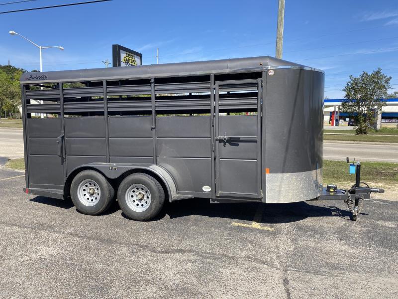 Used 2022 Delta Trailers 7x16TA Livestock in Waveland, MS Equipment