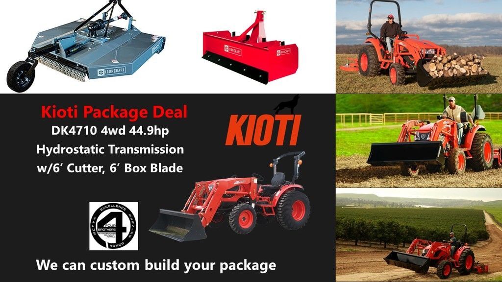 New 2022 Kioti DK4710 Tractor Package Deal in Royse City, TX
