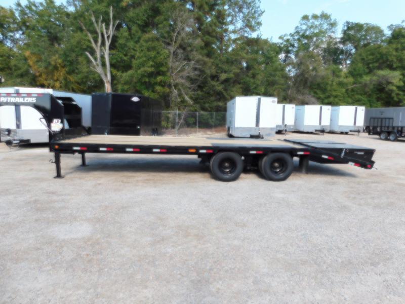 New 2023 Pj Trailers Ld 25' Low Pro Gooseneck Deckover With 10k Axles