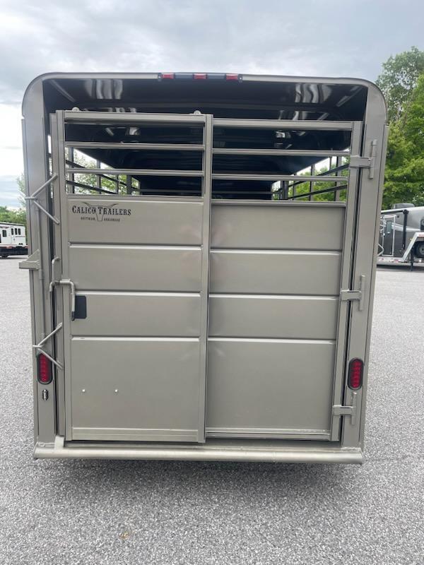 New 2023 Calico Trailers 16' Bumper Livestock Trailer in Calvert City