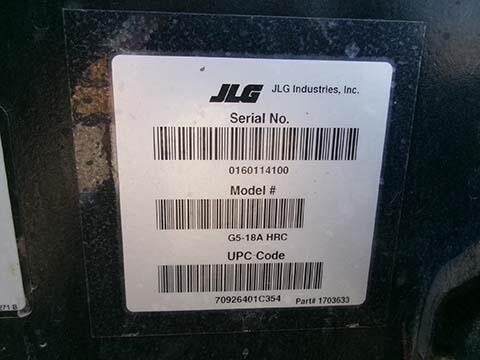 2022 JLG G5-18A Picture 21 2022 JLG G5-18A-21