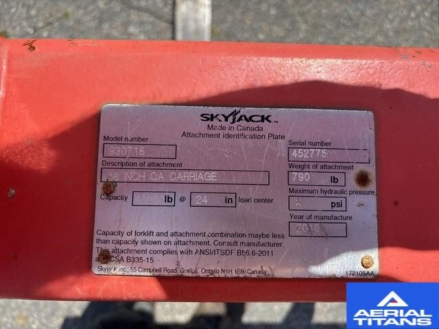 2017 Skyjack SJ643 TH-34