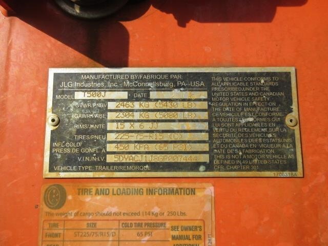 2016 JLG T500J Picture 22 2016 JLG T500J-22