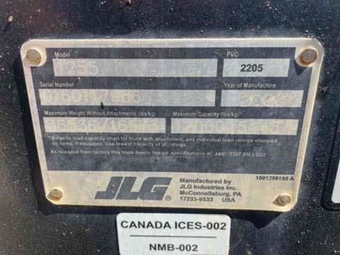 2022 JLG 1255 Picture 23 2022 JLG 1255-23