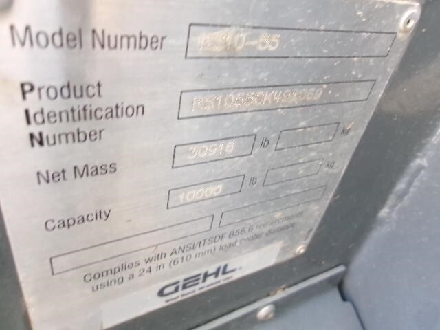 2018 Gehl RS10-55-25