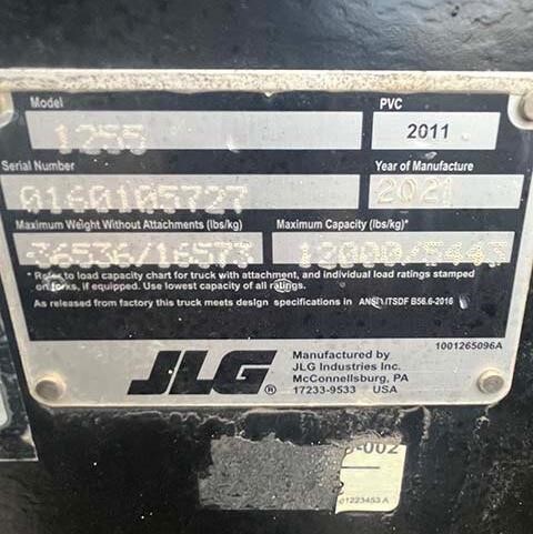 2021 JLG 1255-15