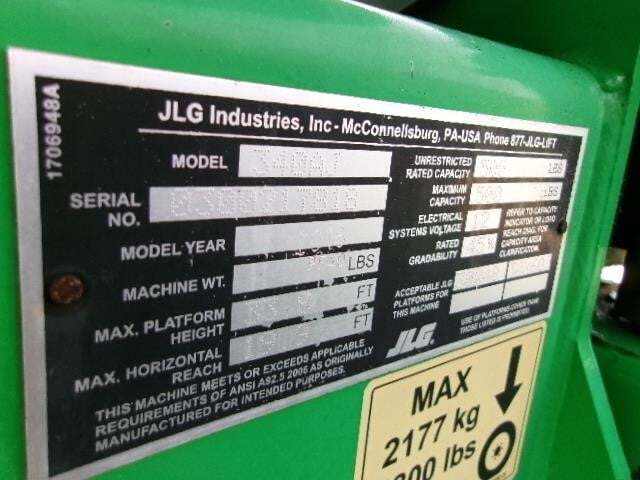 2016 JLG 340AJ-21