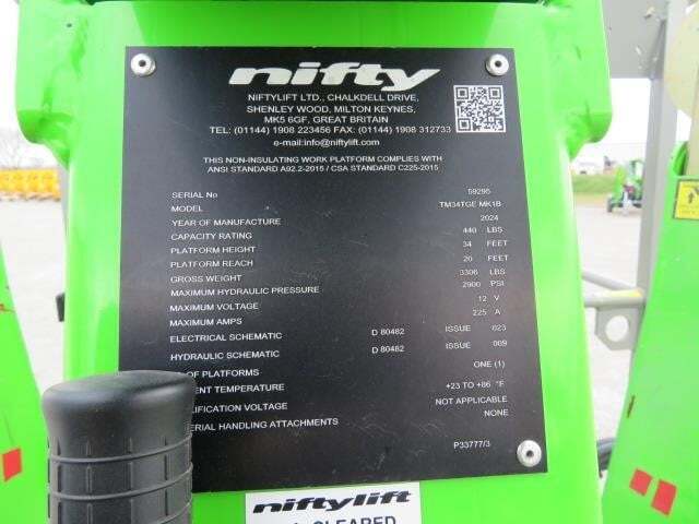 2024 Niftylift TM34T-22