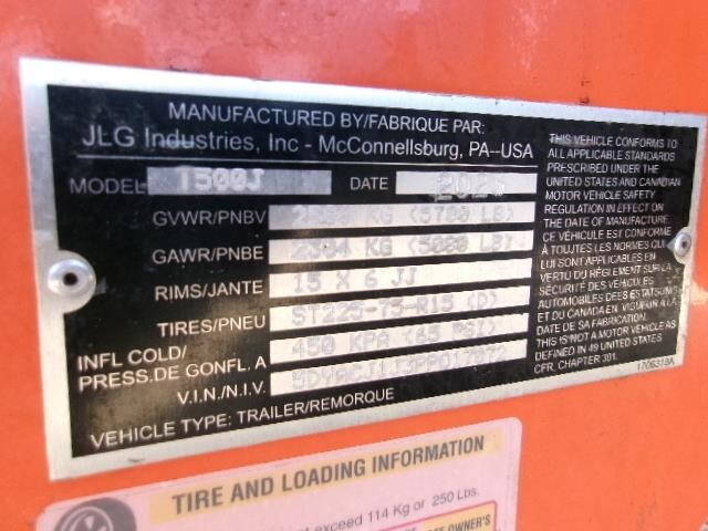 2023 JLG T500J-22