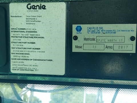 2018 Genie GTH-1544-35