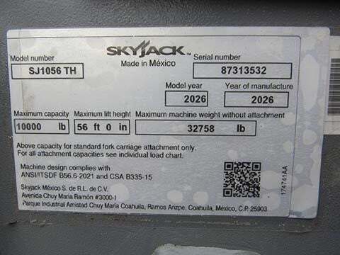 2026 Skyjack SJ1056 TH-35